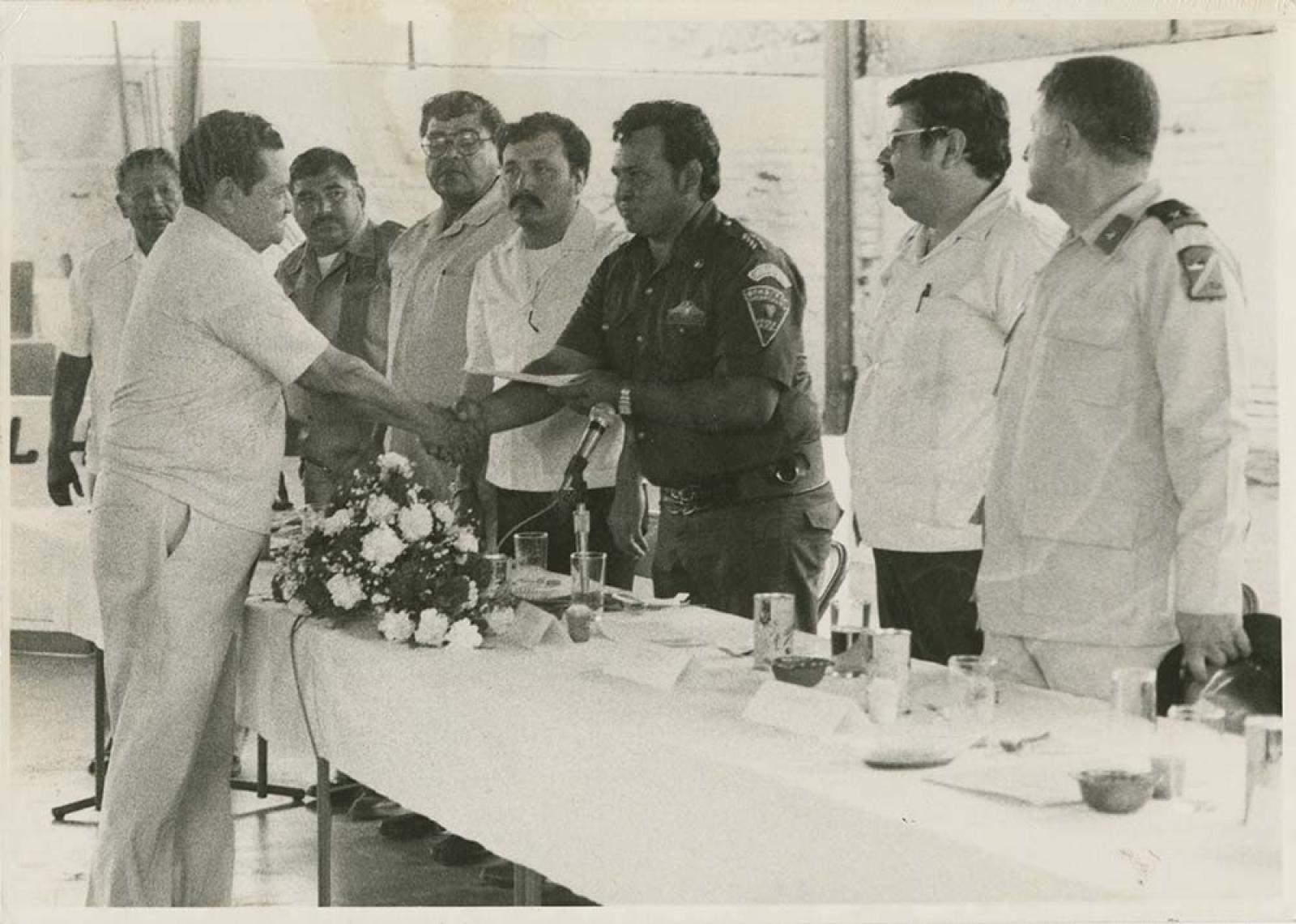 Celebración, día del Bombero.