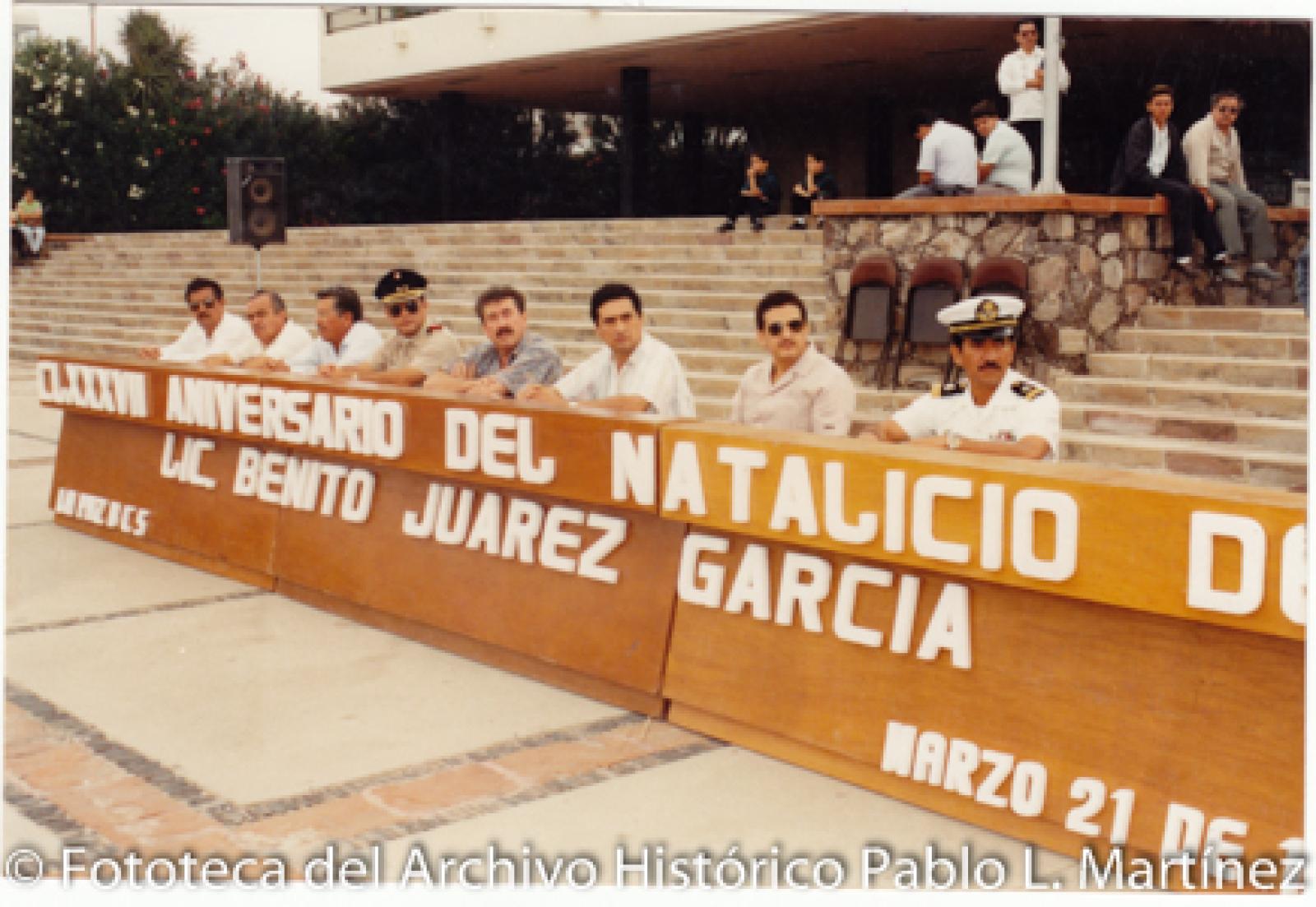 Celebración: Natalicio de Benito Juárez.