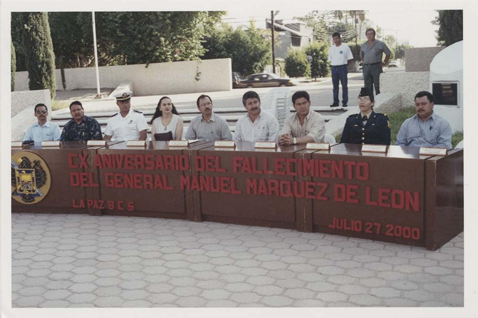 Ceremonia CX Aniversario del fallecimiento del General Manuel Márquez de León.
