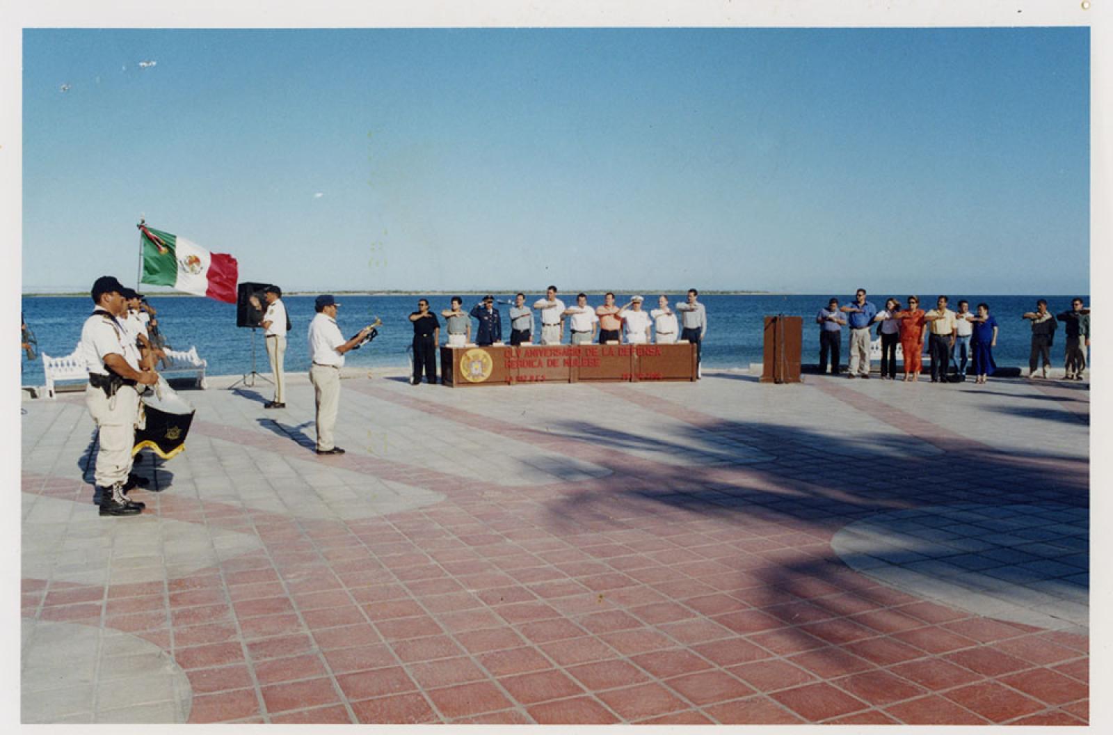 “Ceremonia de aniversario de la Defensa de la Heroica Mulegé”.