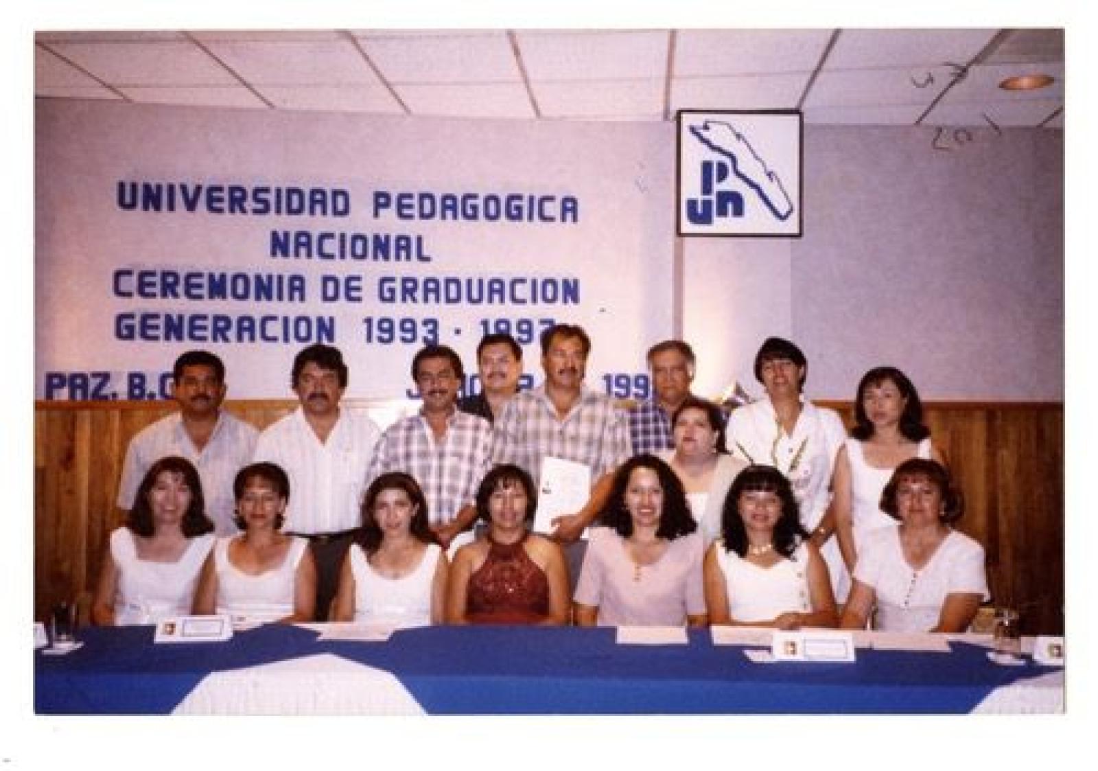 Ceremonia de graduación, Universidad Pedagógica Nacional 1993-1997.