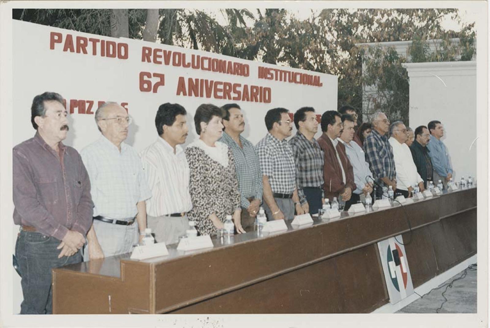 Ceremonia del 67 Aniversario  del P.R.I.