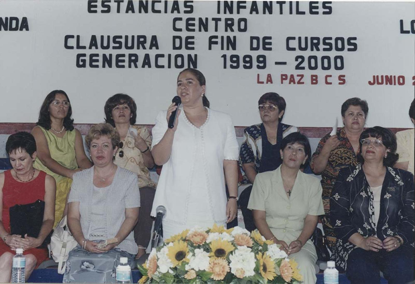 Clausura de fin de cursos de estancias infantiles.