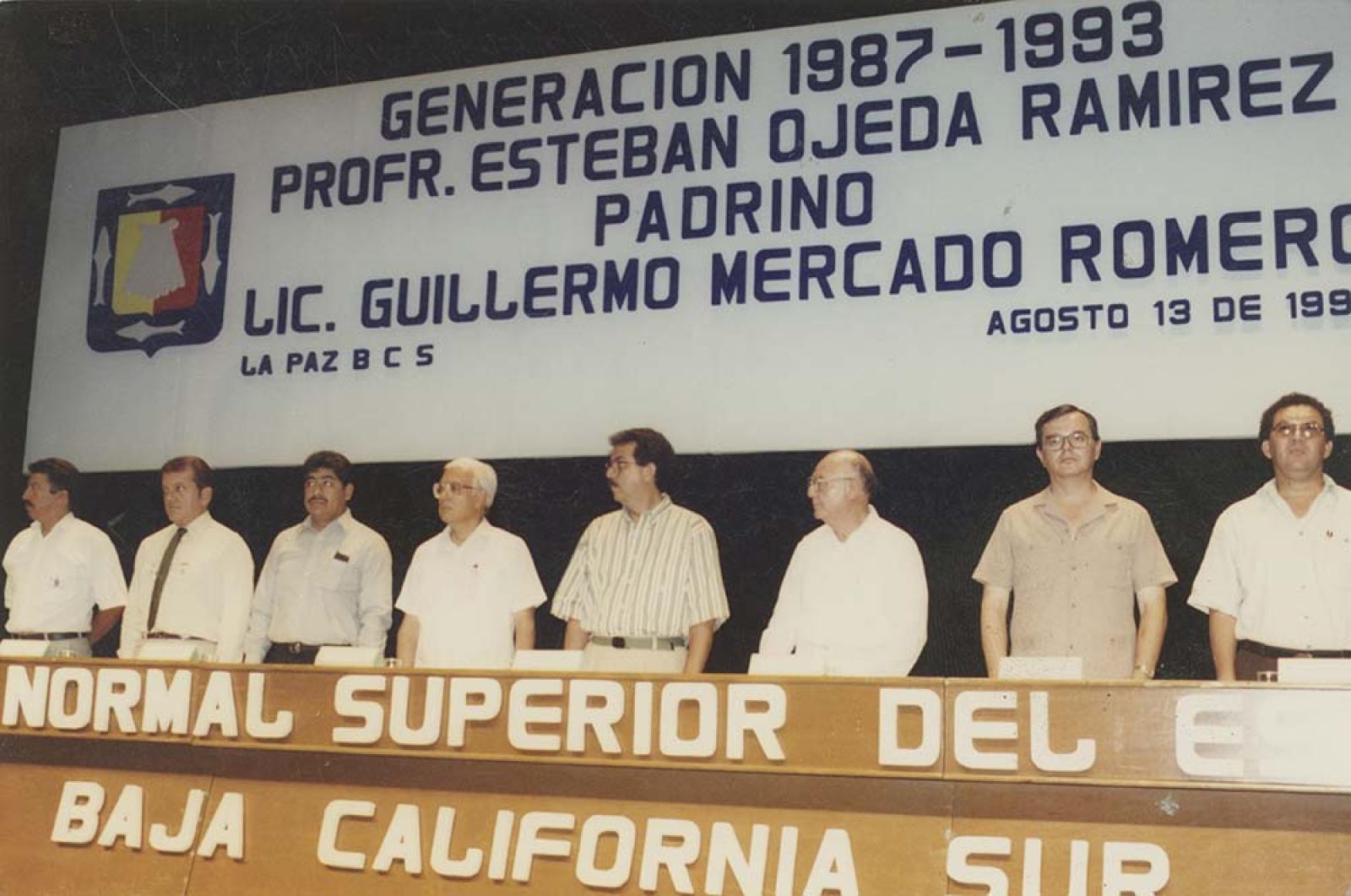 Clausura de la Normal Superior.