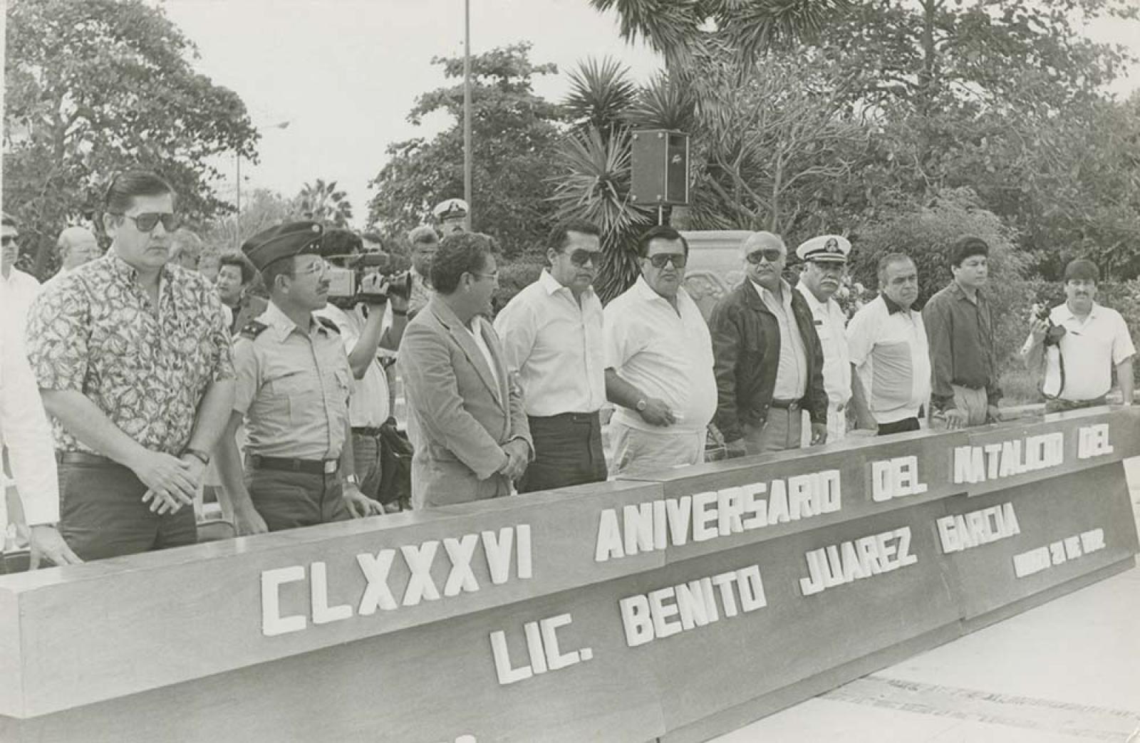 CLXXXVI Aniversario del Natalicio de Benito Juárez.