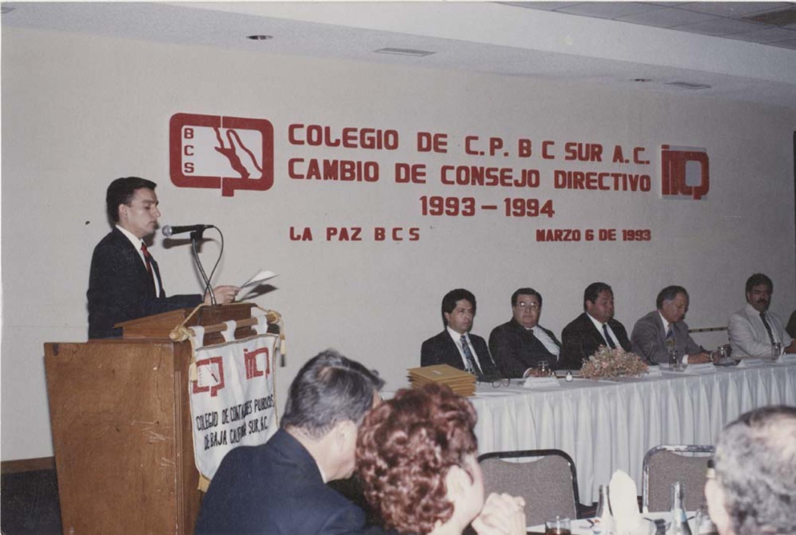 Colegio de Contadores Públicos, cambio de Consejo Directivo.