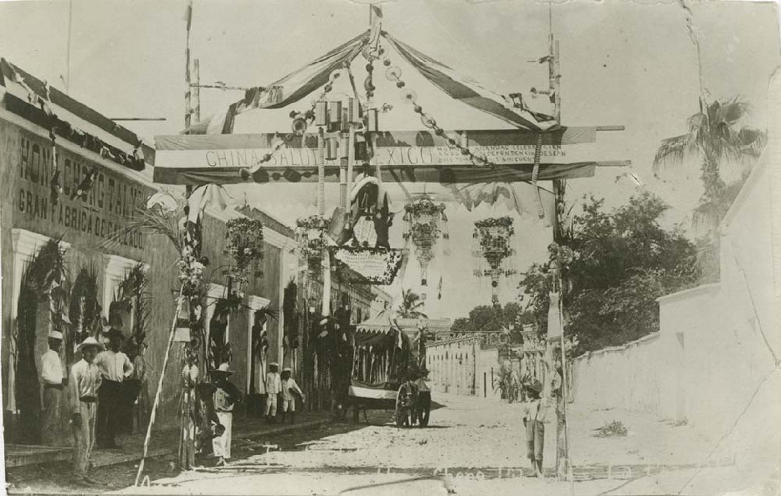 “Colonia China, festejos del Centenario de la Independencia de México.”
