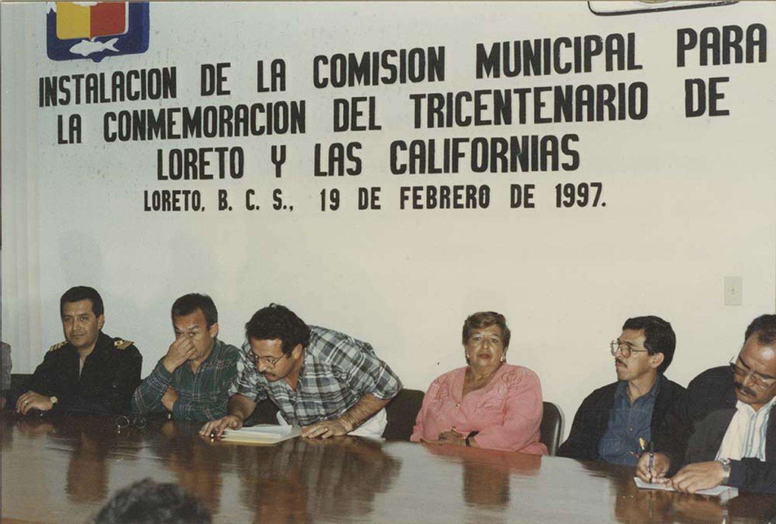 “Comisión de los festejos del tricentenario de Loreto”.