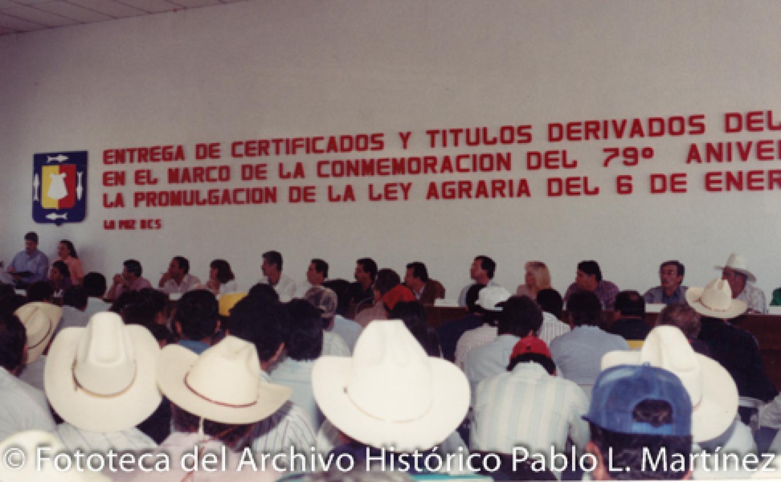 Conmemoración del 79º Aniversario de la Ley Agraria.