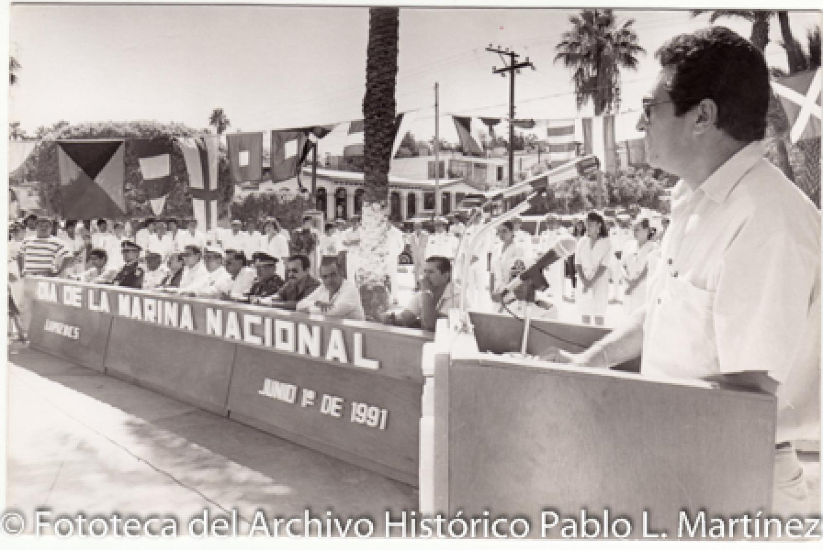 Conmemoración del Día de la Marina Nacional.