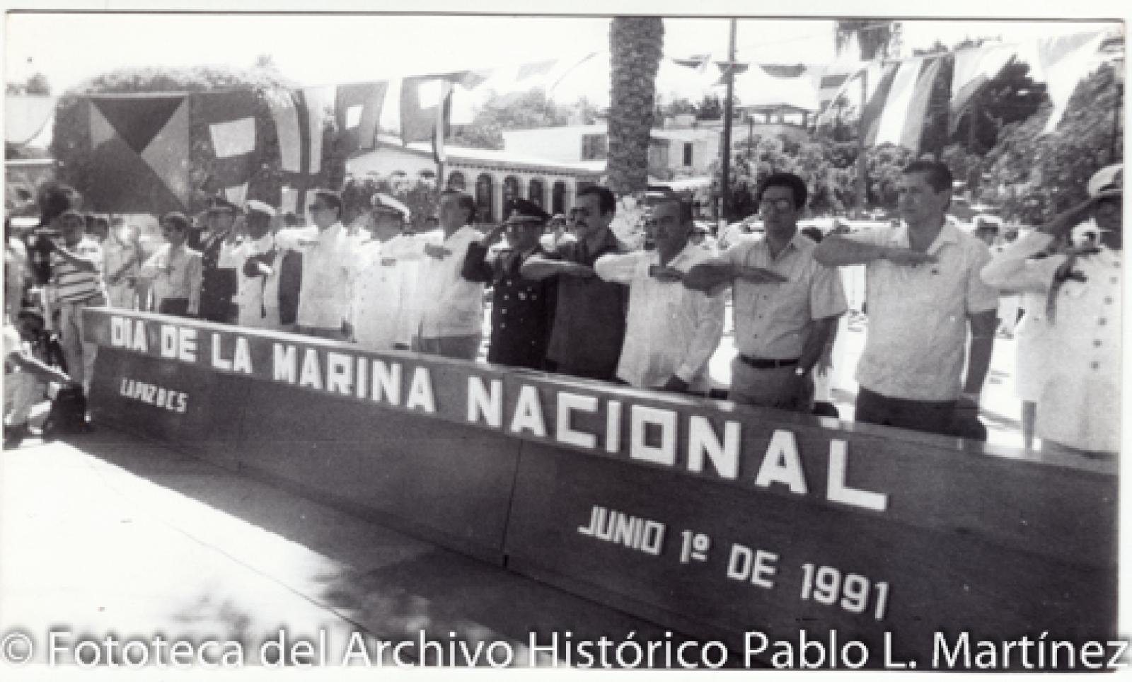 Conmemoración del Día de la Marina Nacional.