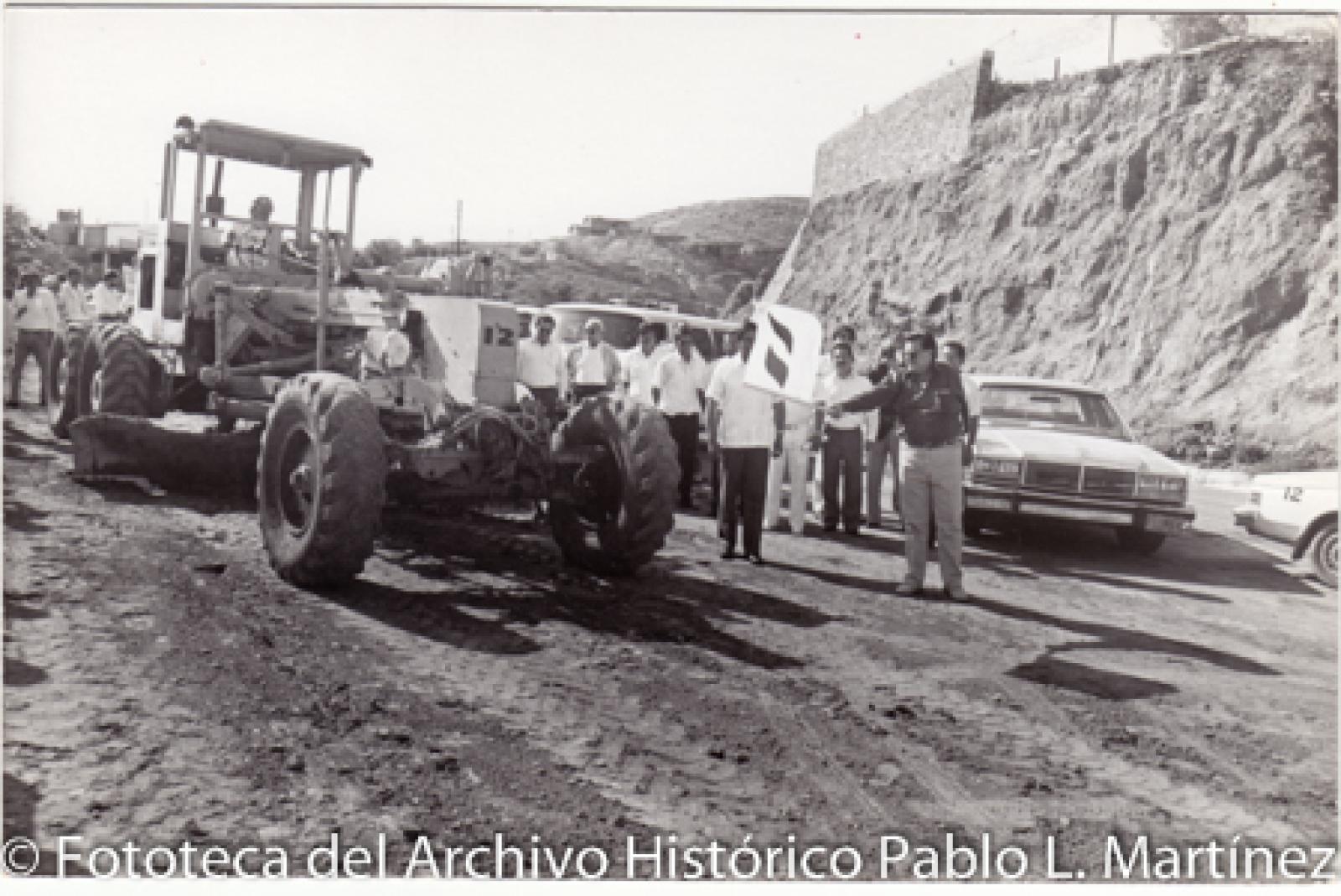 Construcción de carretera.