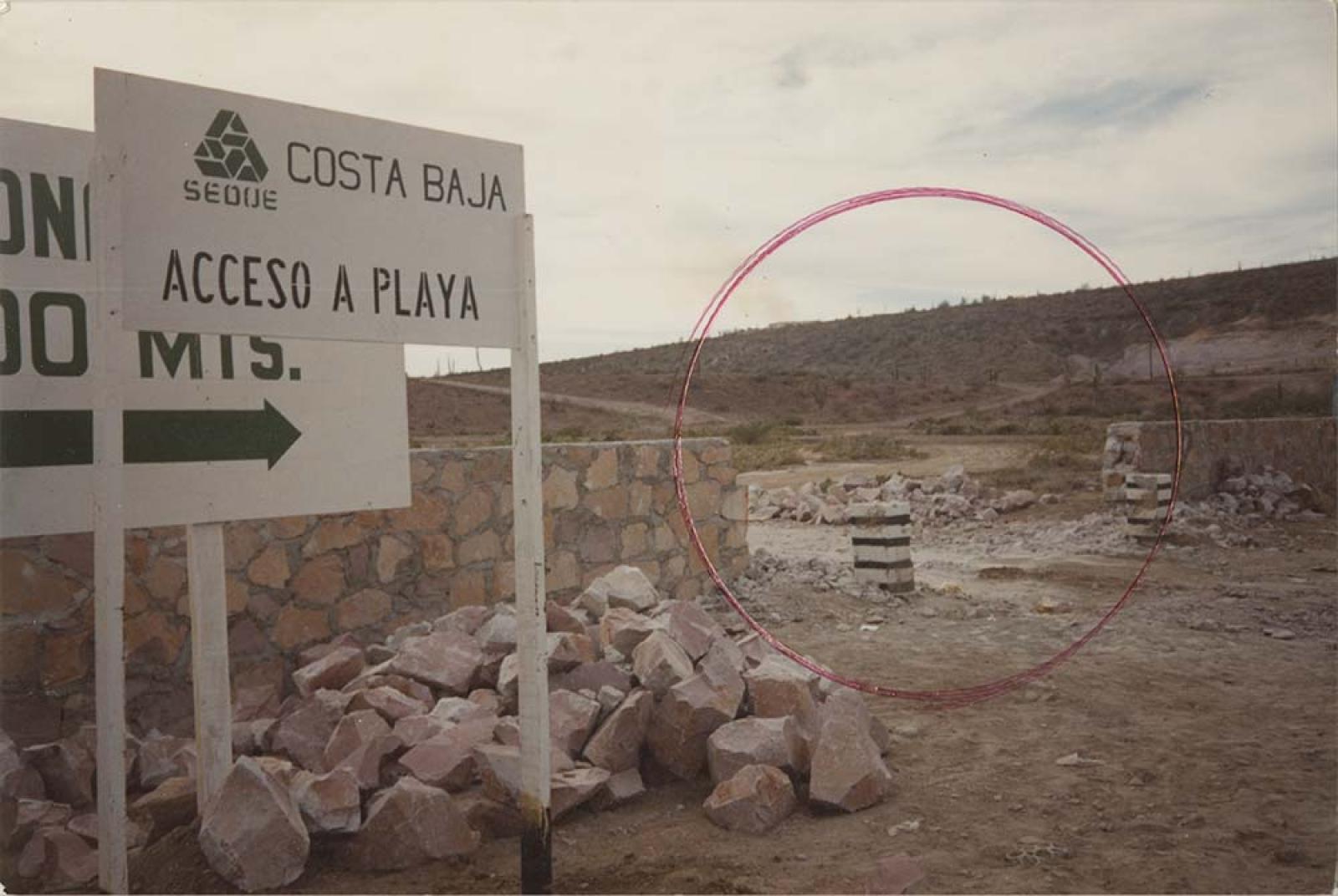 Costa Baja, acceso a playa.
