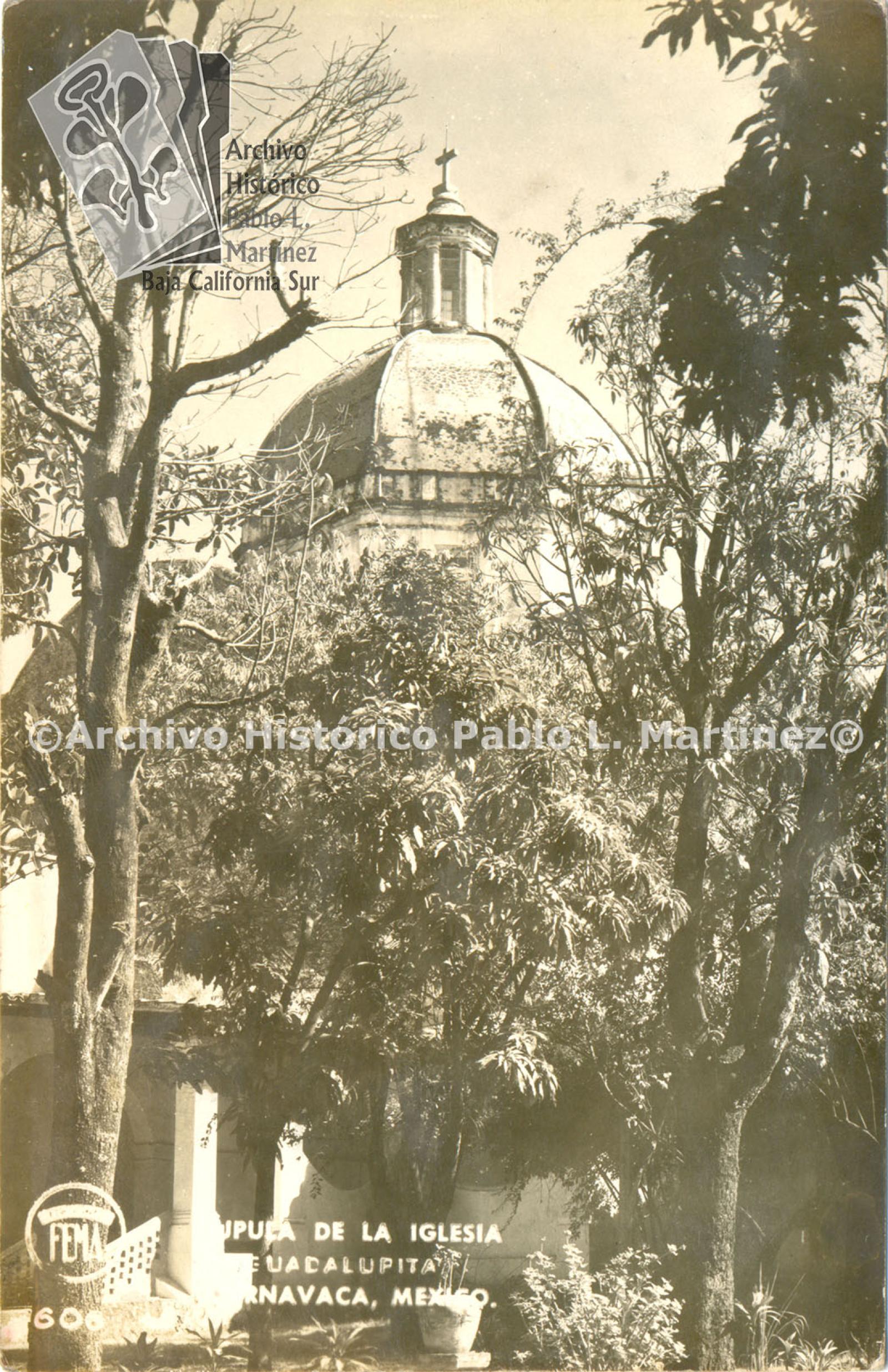 “Cúpula de la iglesia Guadalupita, en Cuernavaca, Morelos.”