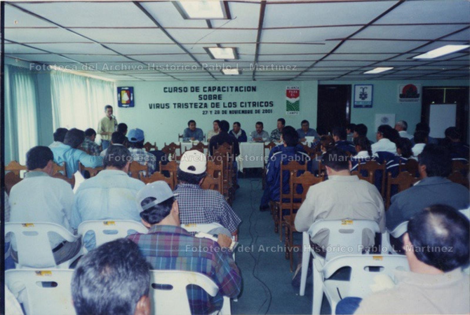 “Curso de capacitación sobre el virus Tristeza de los Cítricos”.