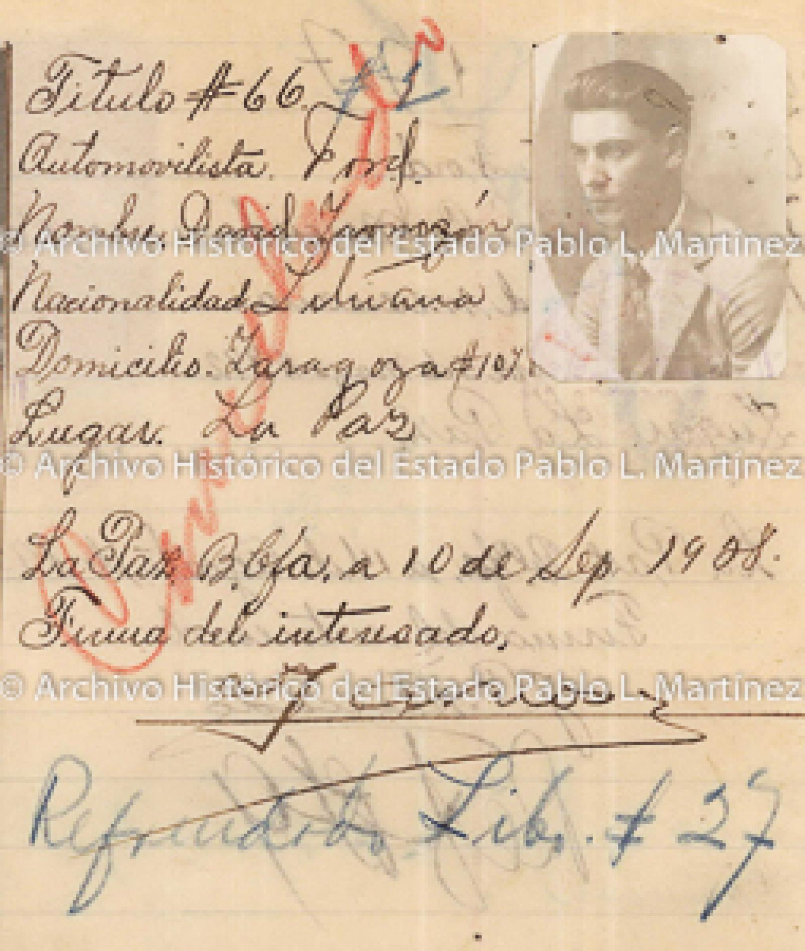 "David Yavnozón", retrato.
