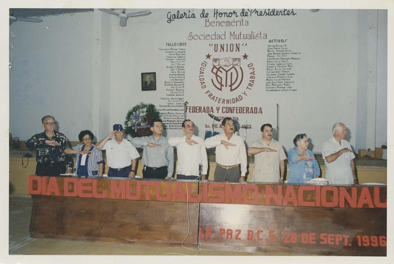 Día del Mutualismo Nacional, ceremonia.
