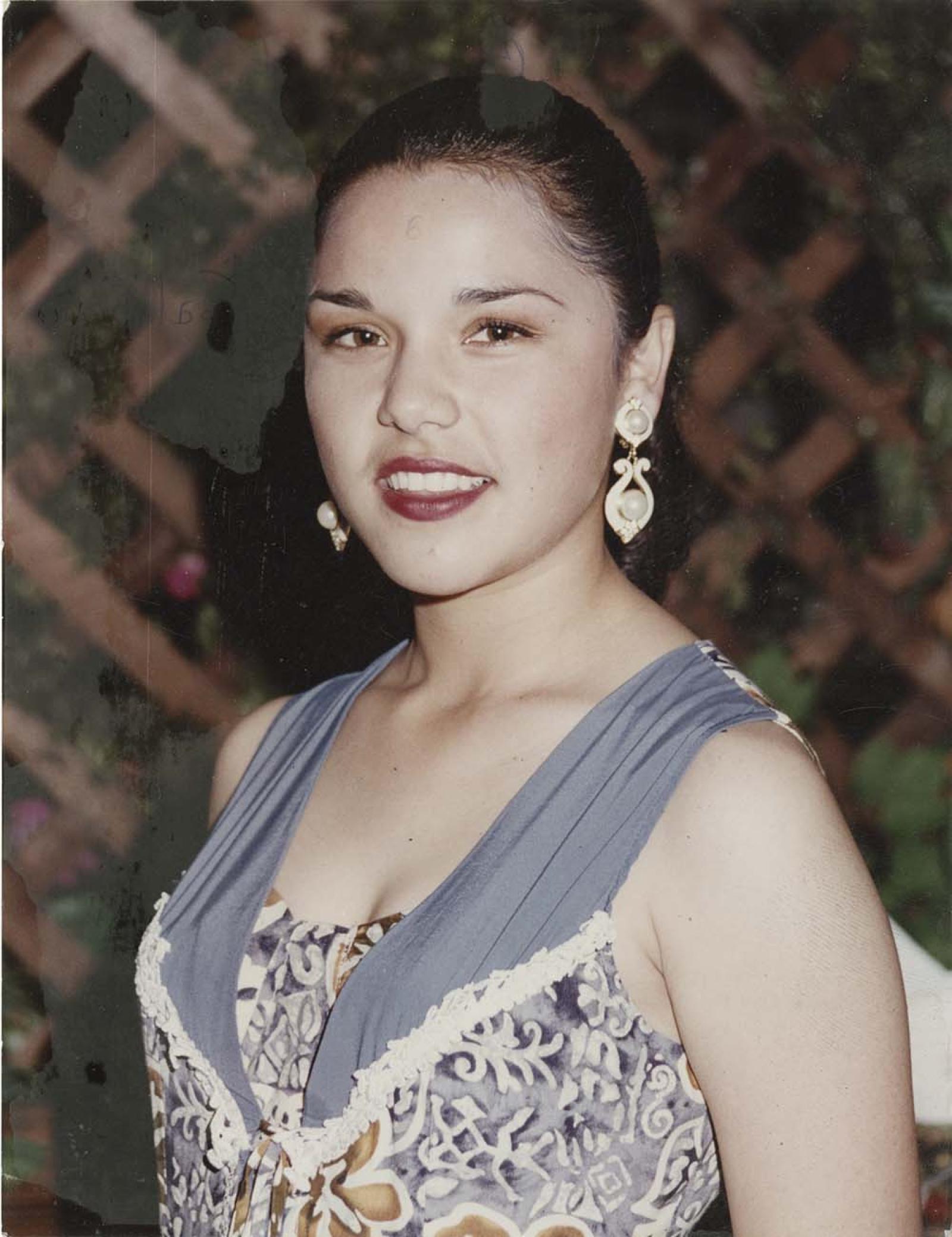 Dulce Valeria Meza, retrato.