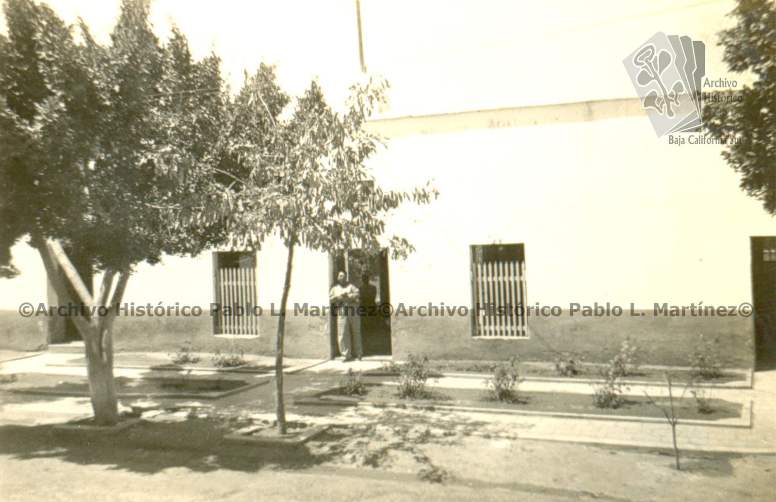 Edificio de la delegación de gobierno en Todos Santos, Baja California.