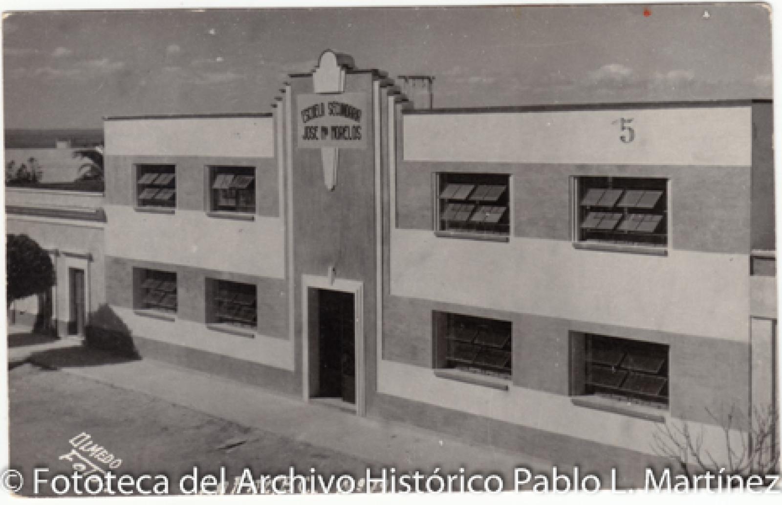 Edificio de la Escuela Secundaria José María Morelos.