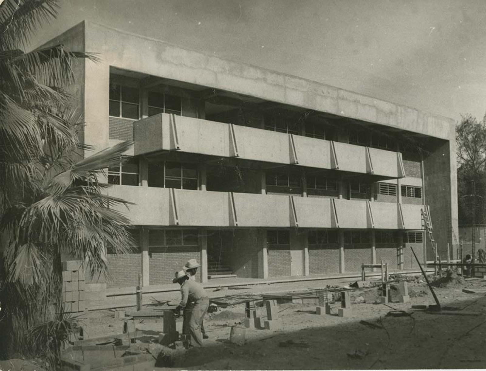 Edificio en construcción.