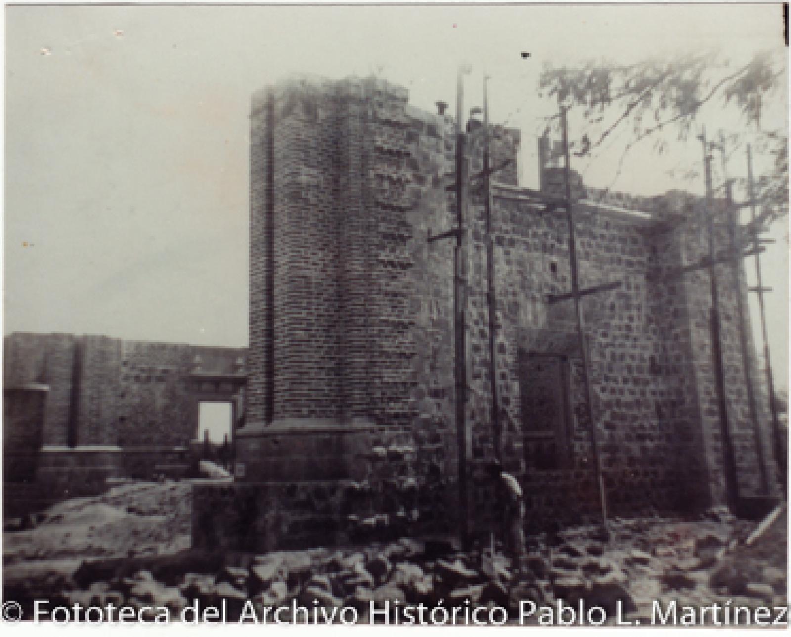 Edificio en ruinas.
