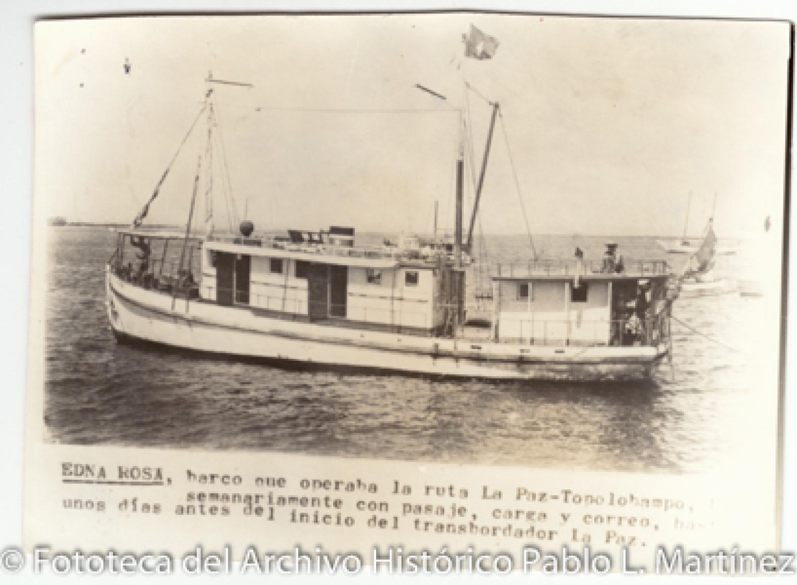 “Edna Rosa”, barco.