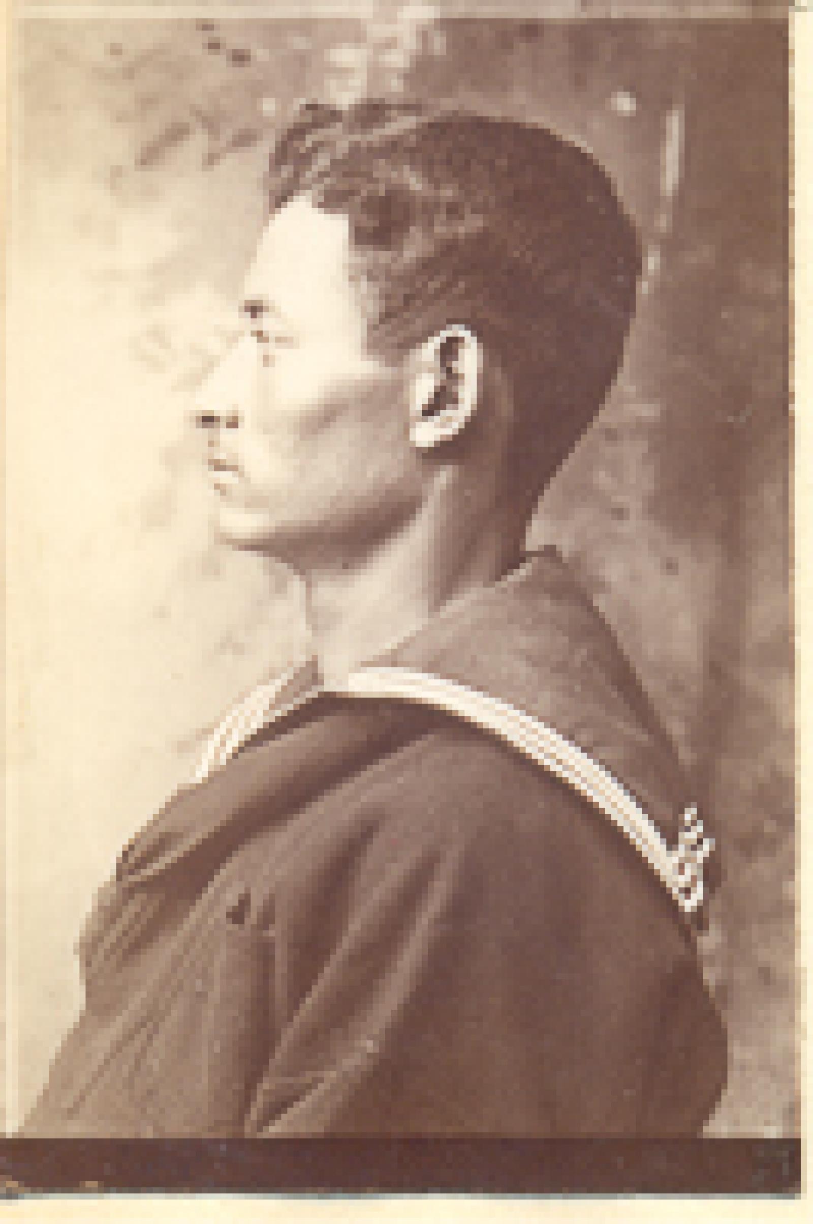 El boga Vicente Ramírez de perfil.