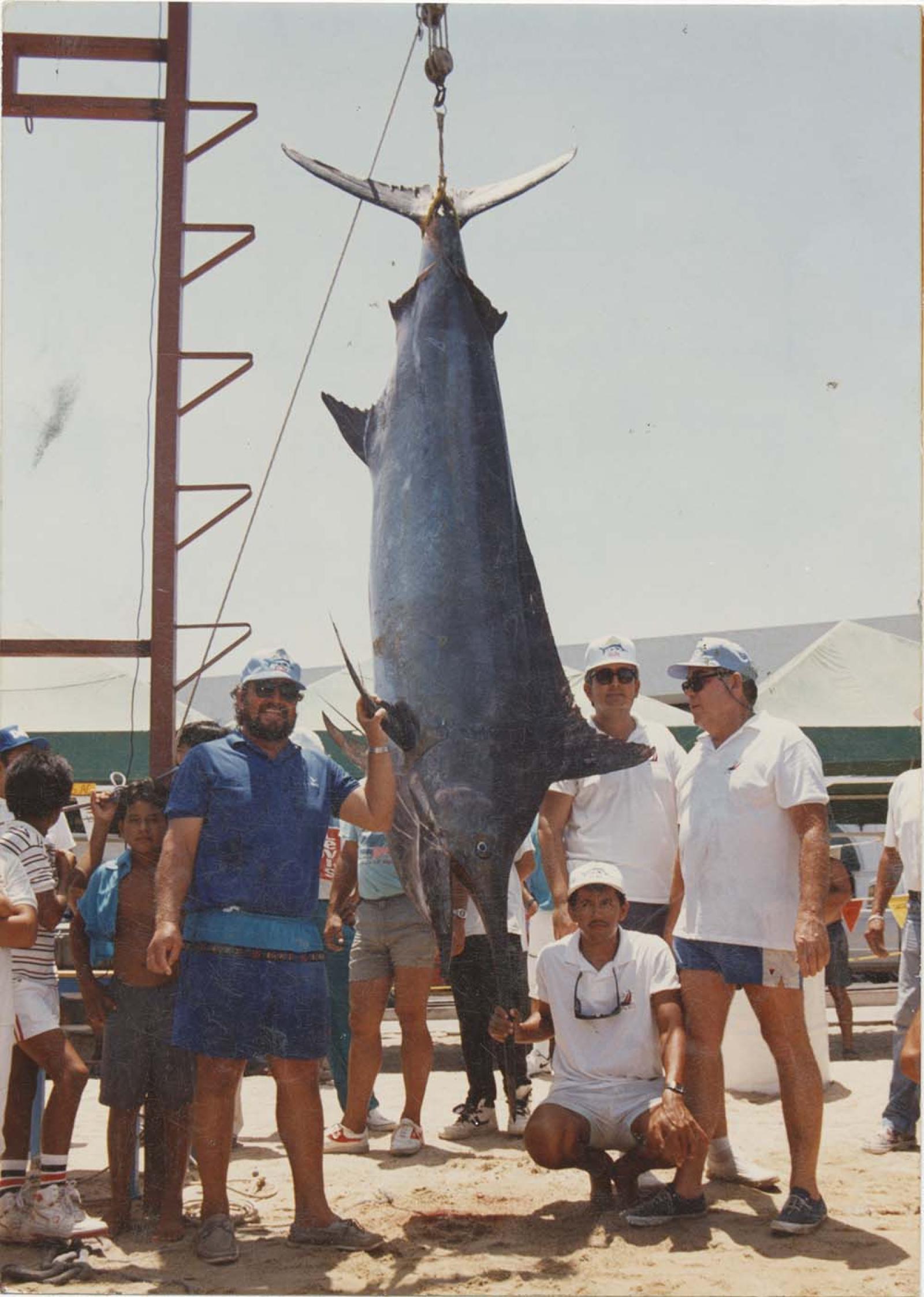 “El equipo” de pesca deportiva.