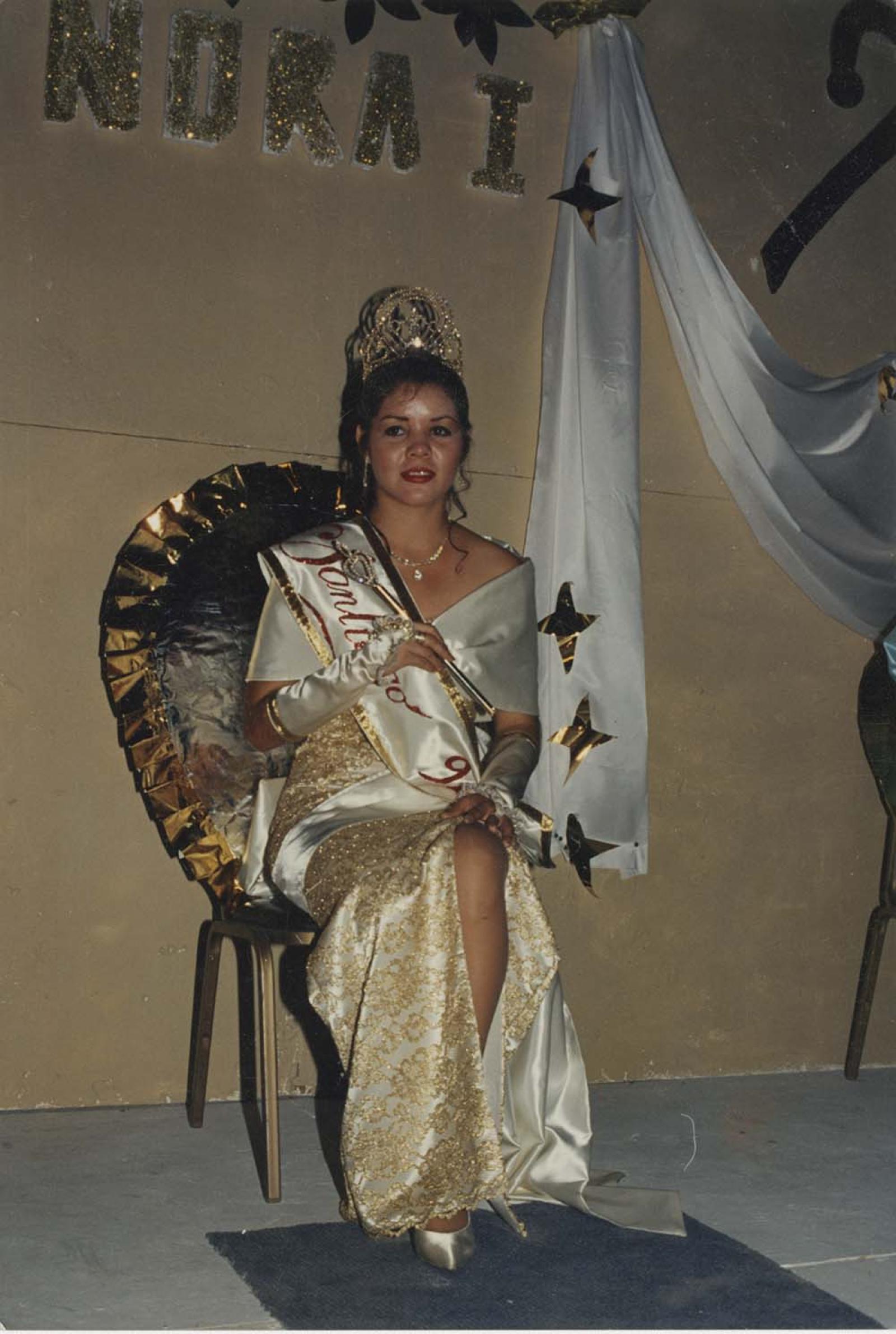“El pueblo de Santiago, tiene de reina de sus fiestas patronales a Norma I”