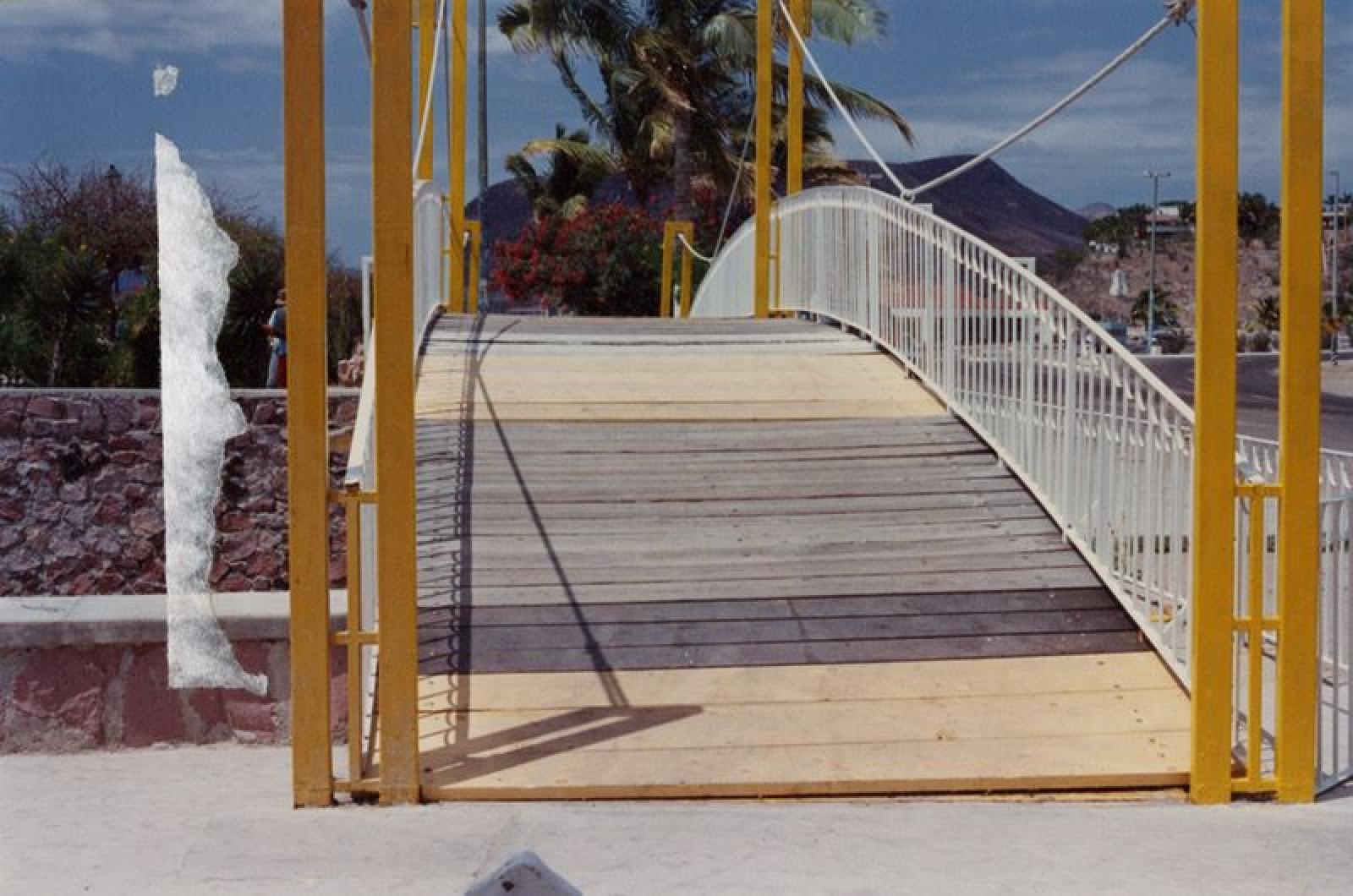 El puente del parque de El Molinito.