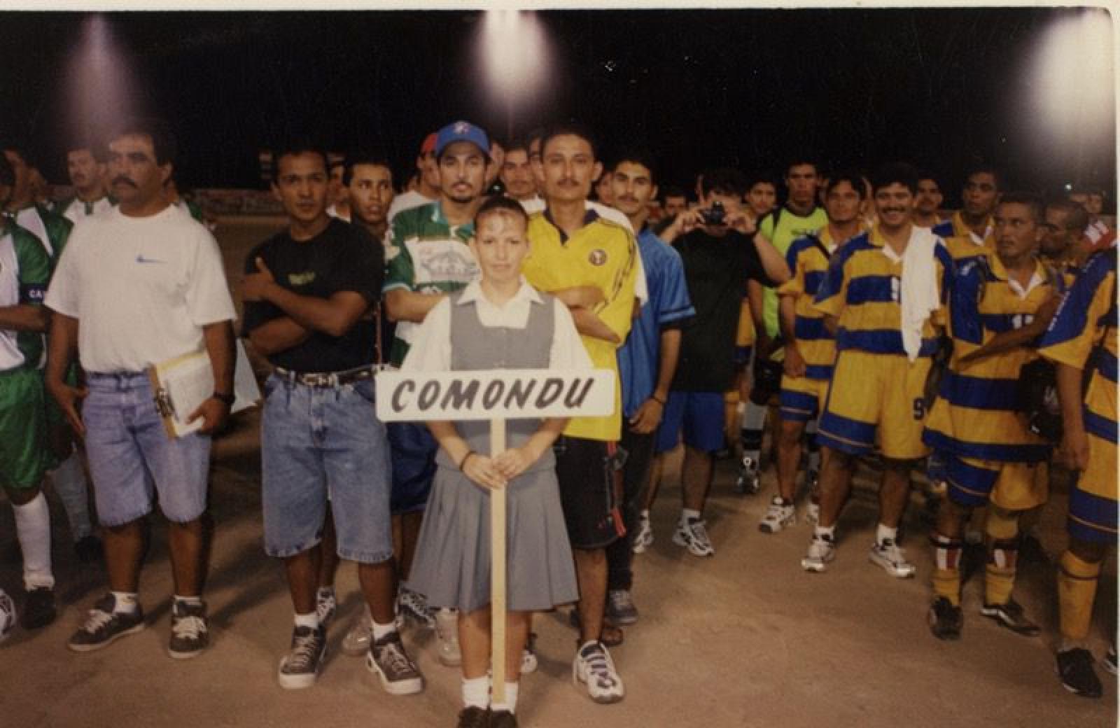 “El selectivo de fútbol de Comondú, ganador del campeonato estatal de fútbol”.