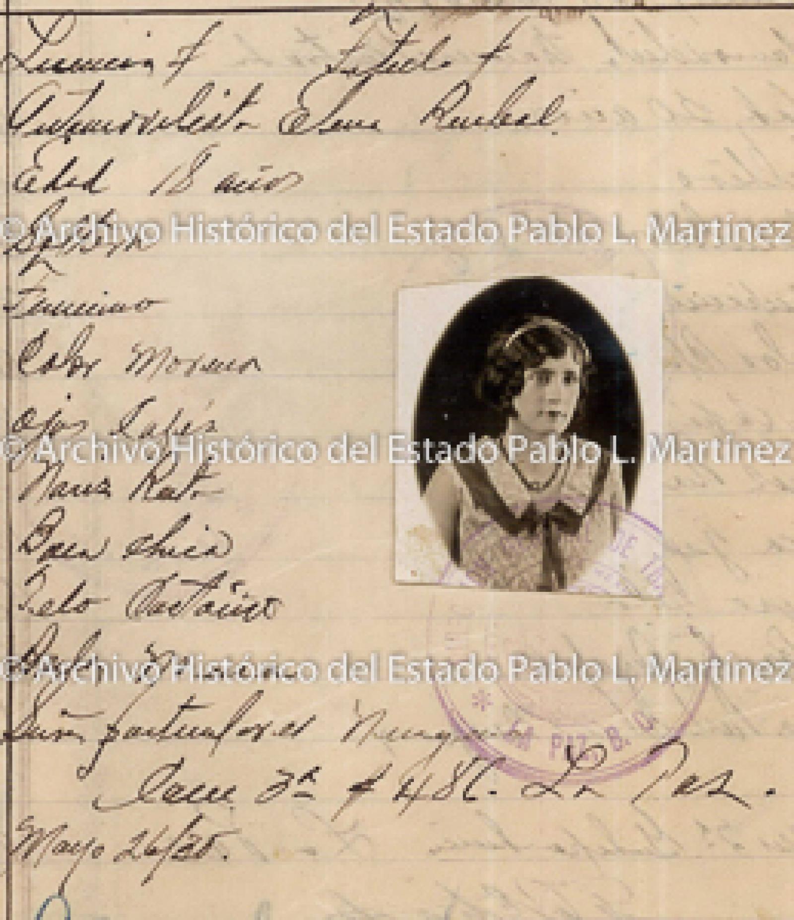 "Elena Rubial", retrato.