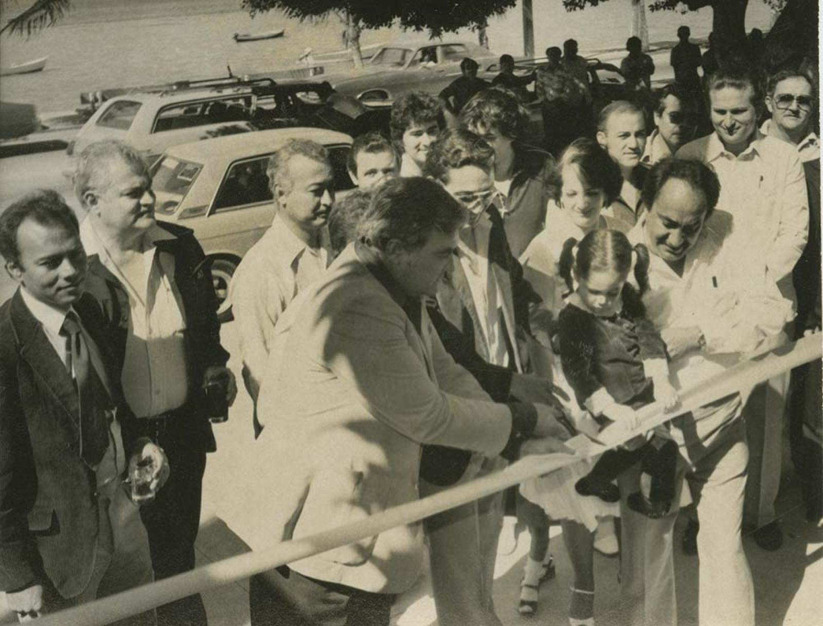 Eligio Soto López en inauguración.