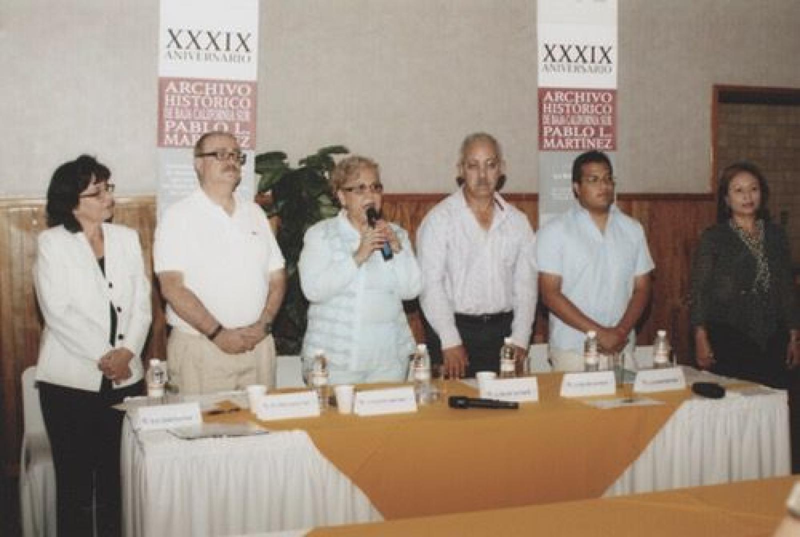 Elsa de la Paz Esquivel inaugura la Reunión de Archivos del Gobierno del estado de Baja California Sur.