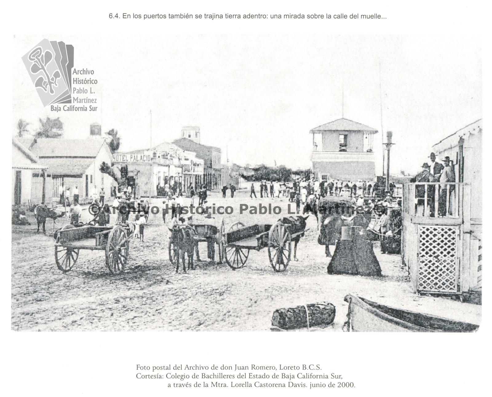 En los puertos también se trajina tierra adentro: una mirada sobre la calle del muelle, en La Paz, Baja California.