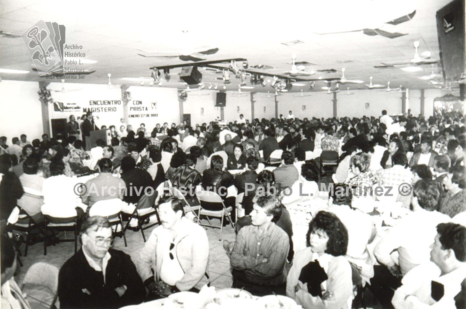 Encuentro con Magisterio Priista, durante la Campaña de Guillermo Mercado Romero como candidato a gobernador de Baja California Sur.