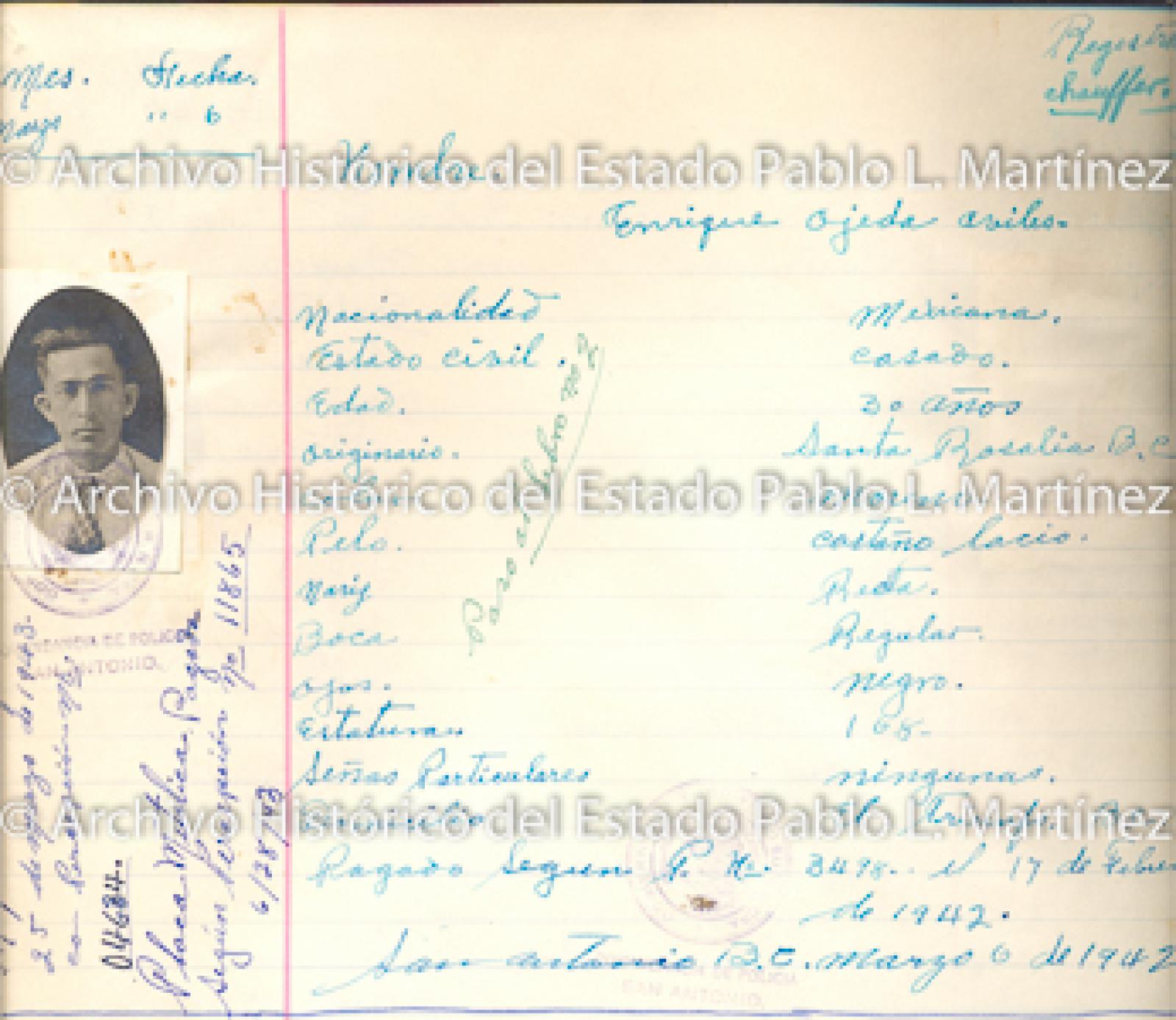 "Enrique Ojeda Avilés" retrato.