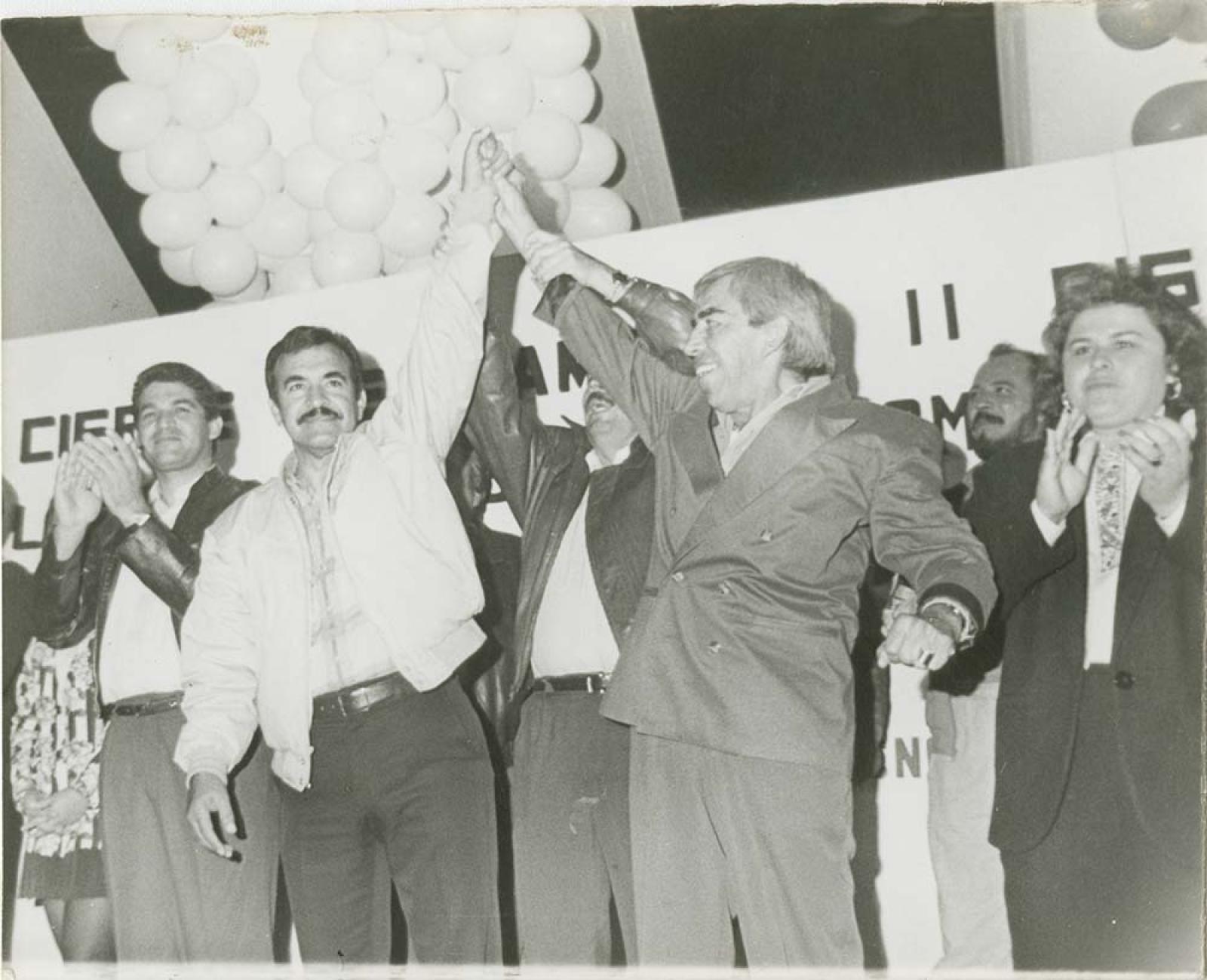 Enrique Ortega, en festejo.