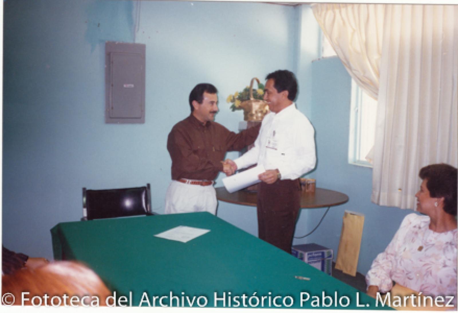 Entrega de documentos.