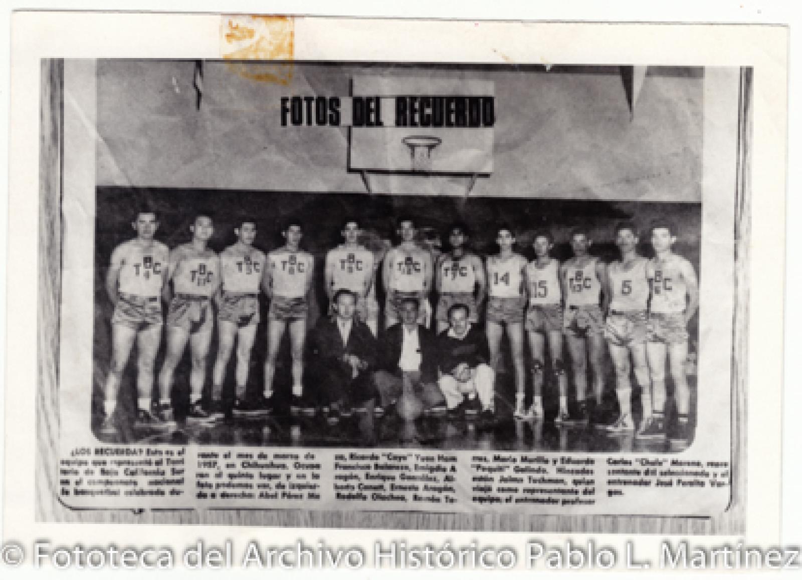 Equipo de básquetbol que representa al territorio de Baja California Sur.