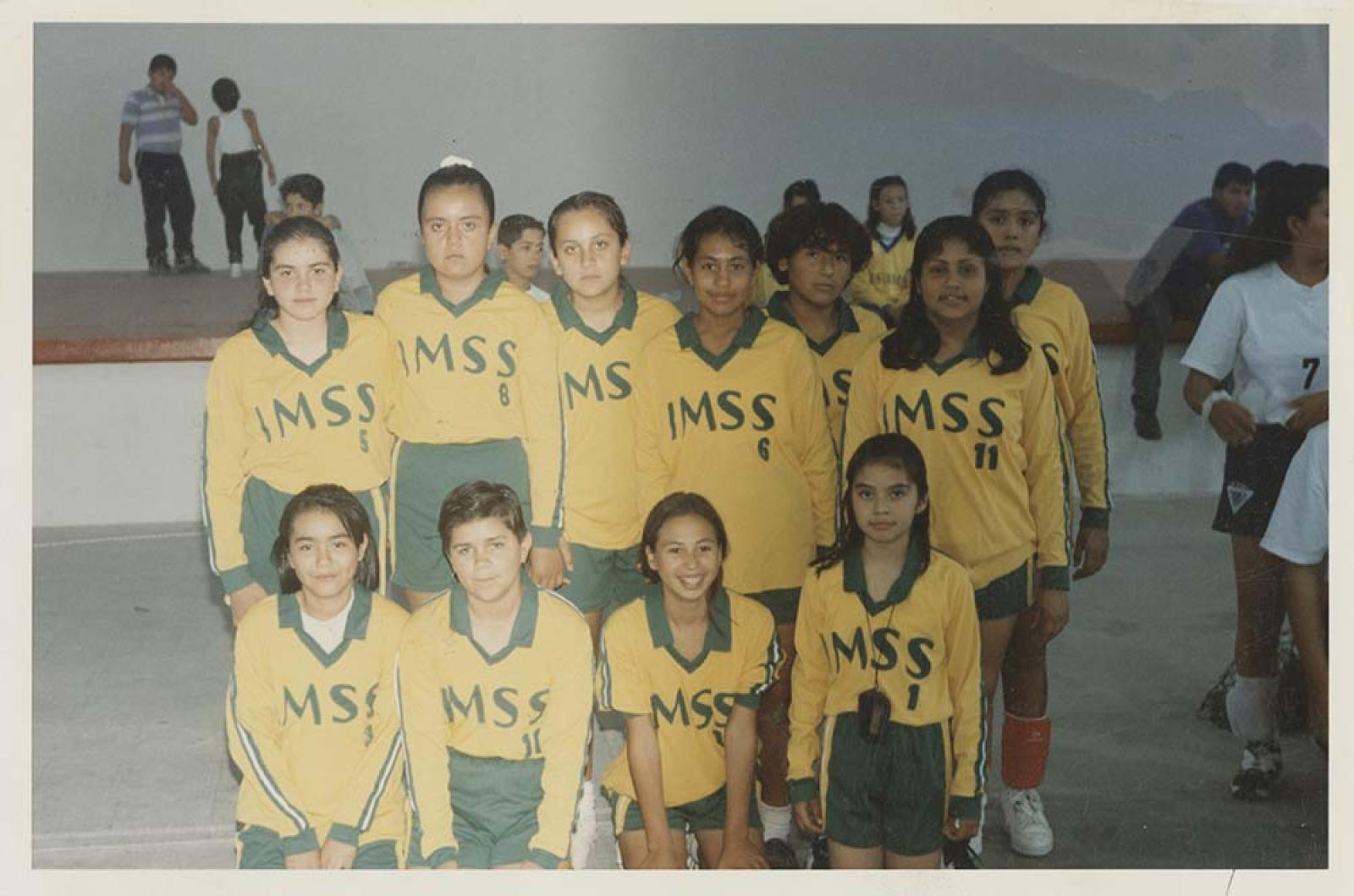 Equipo de voleibol femenil del Instituto Mexicano del Seguro Social.