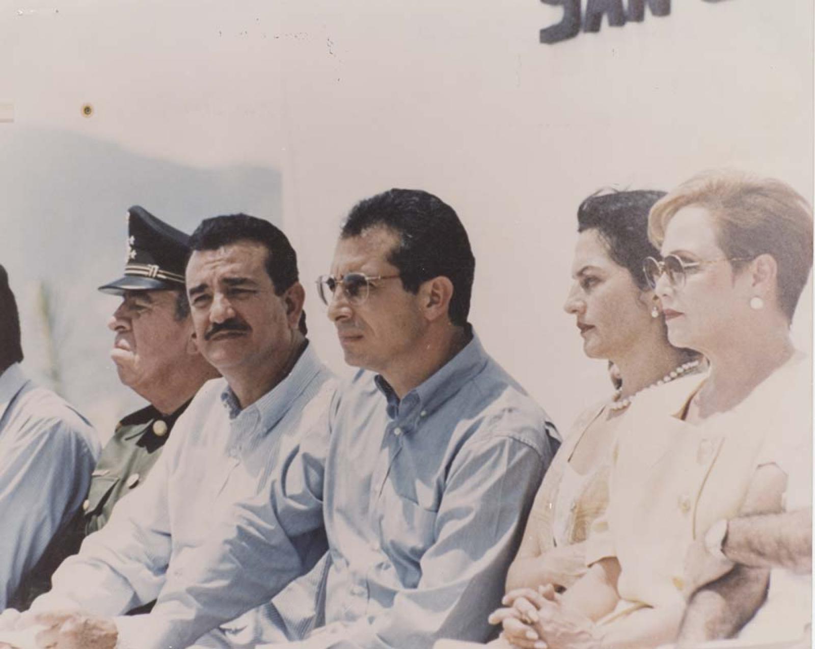 Ernesto Zedillo y Guillermo Mercado, en acto público.
