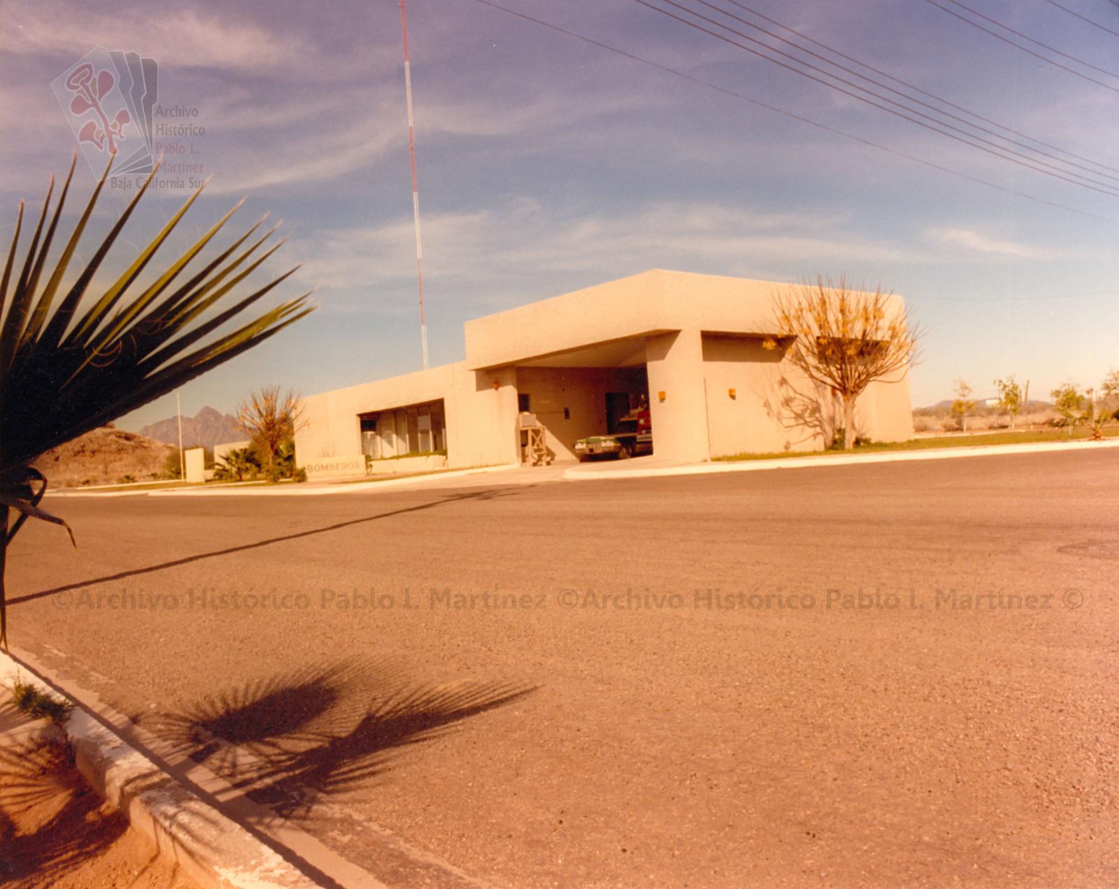 Estación de bomberos en Loreto, Baja California Sur.