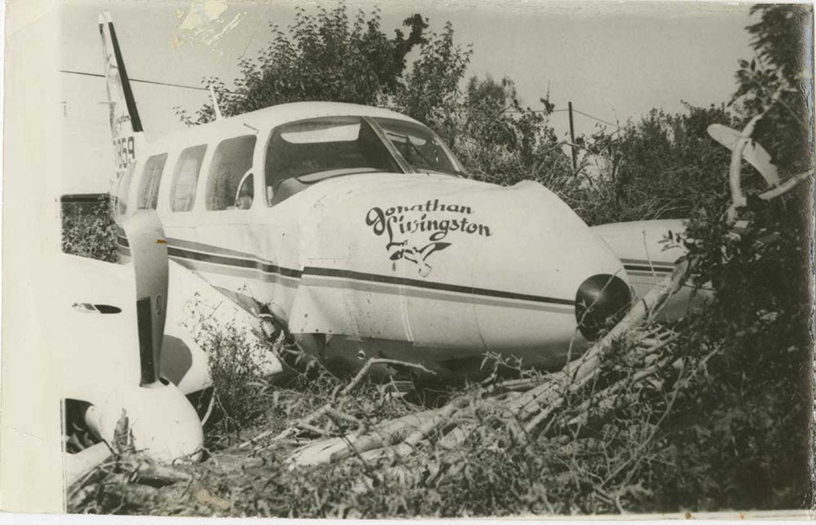 “Este es el avión”.