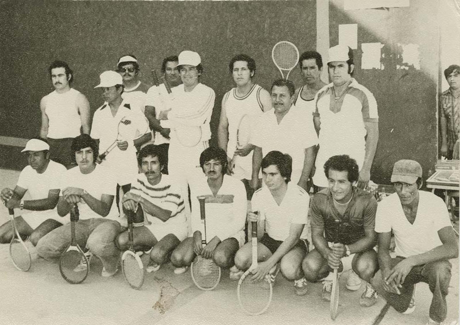 “Este es el grupo de tenistas”.