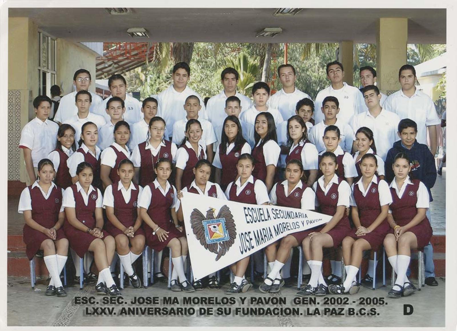 Estudiantes de secundaria, grupo D.