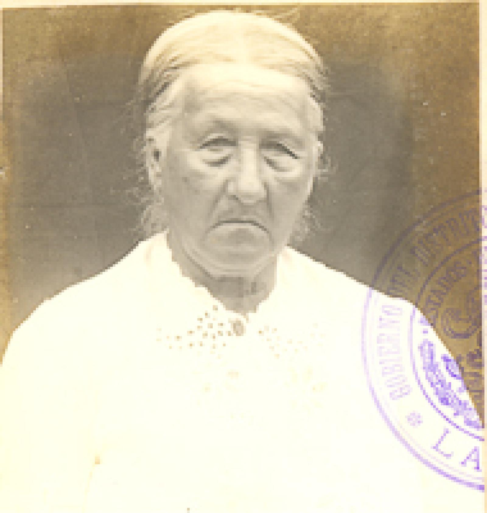 Eusebia Acevedo, viuda de Carrillo.