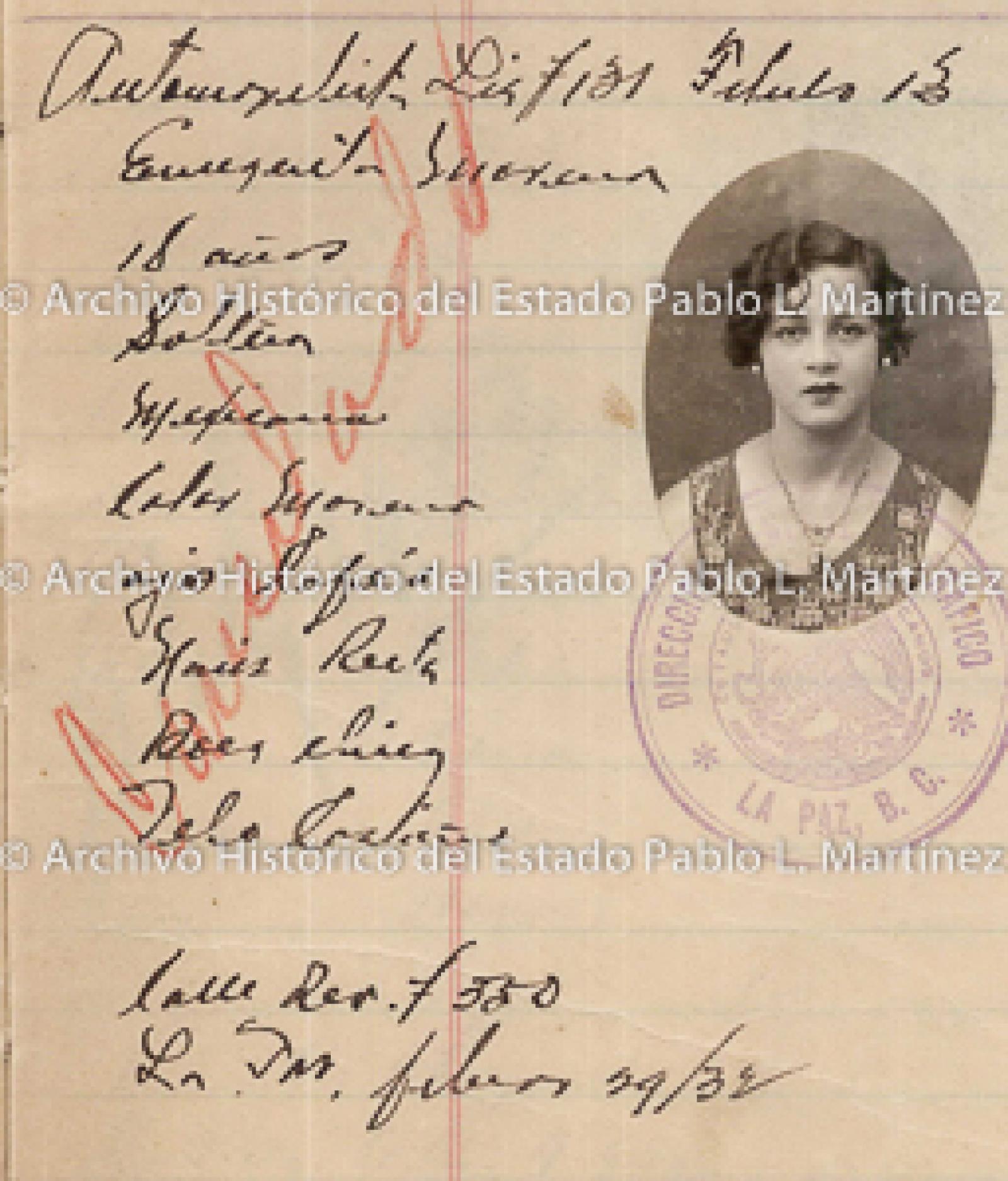 "Eusequia Córceaga", retrato.