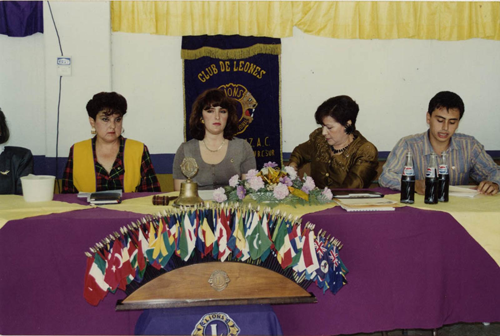 Evento del Club de Leones, organización de servicio.